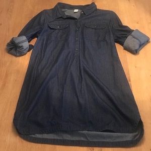 Denim Button Down Dress
